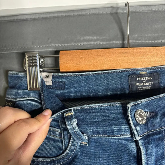 Citizens of Humanity Rocket Crop Skinny Jeans Frequency Size 26 - Picture 7 of 8